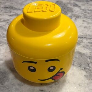 LEGO Yellow Emoji Storage Head